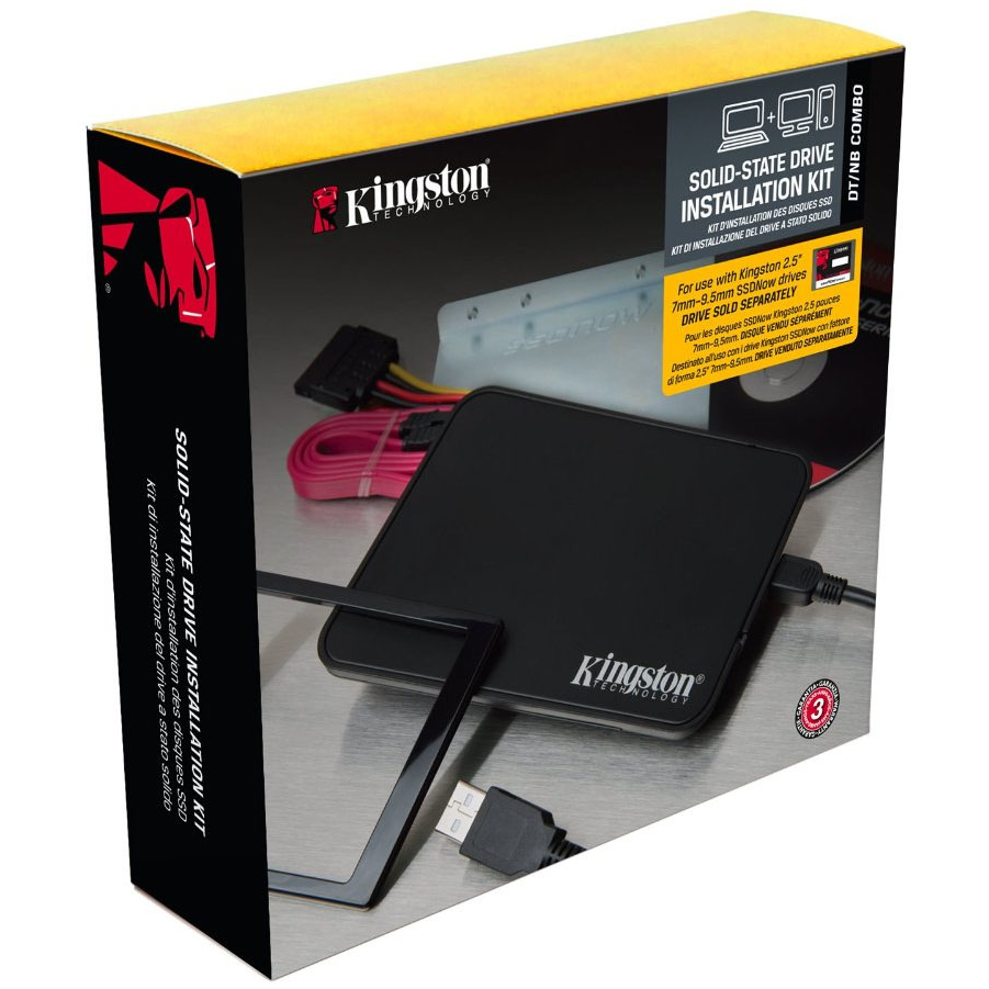 Kingston Technology SNA-B storage drive enclosure HDD enclosure Black 2.5"
