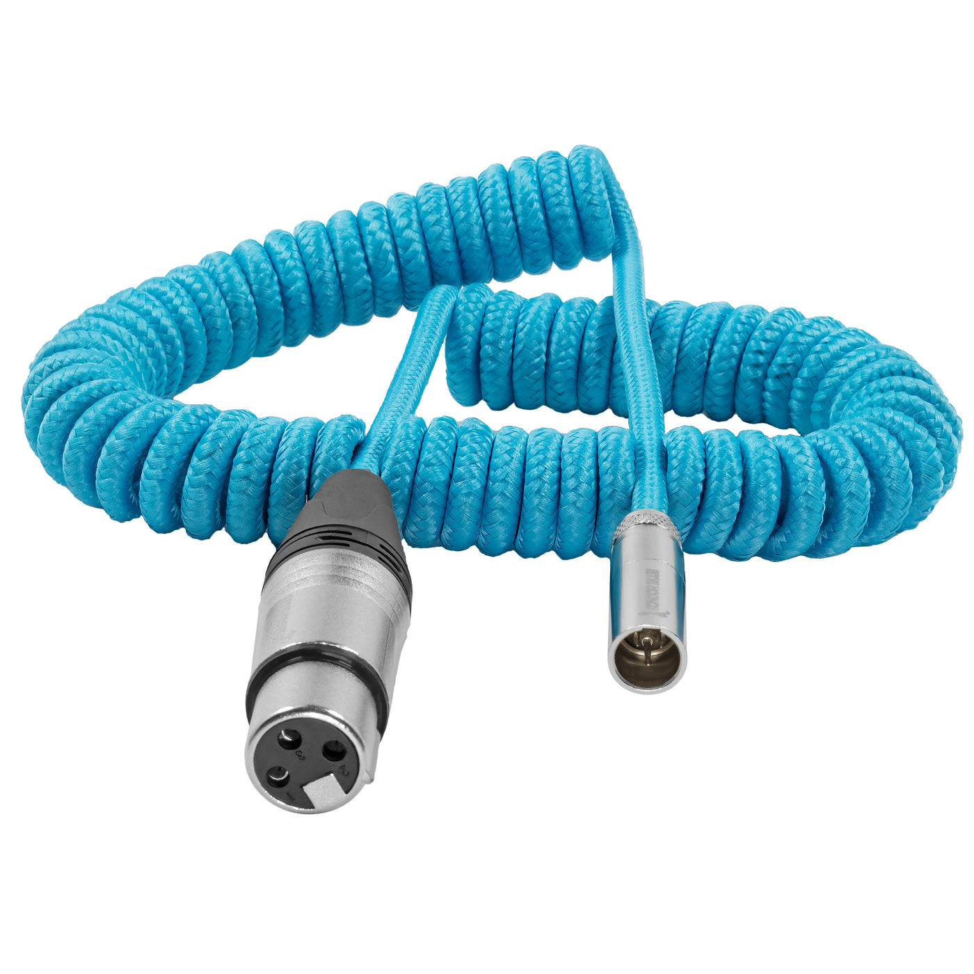 Kondor Blue Coiled Mini XLR to XLR for BMPCC 4K/6K Pro Camera