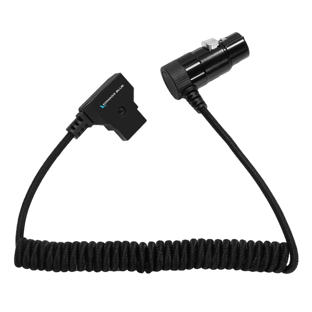 Kondor Blue D-Tap to 4 Pin XLR Female Right Angle Power Cable
