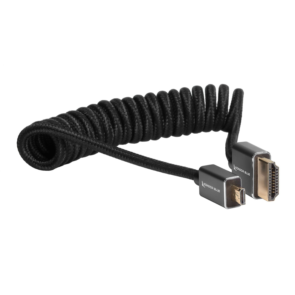 Kondor Blue Micro HDMI to Full HDMI Cable 12"-24" Br
