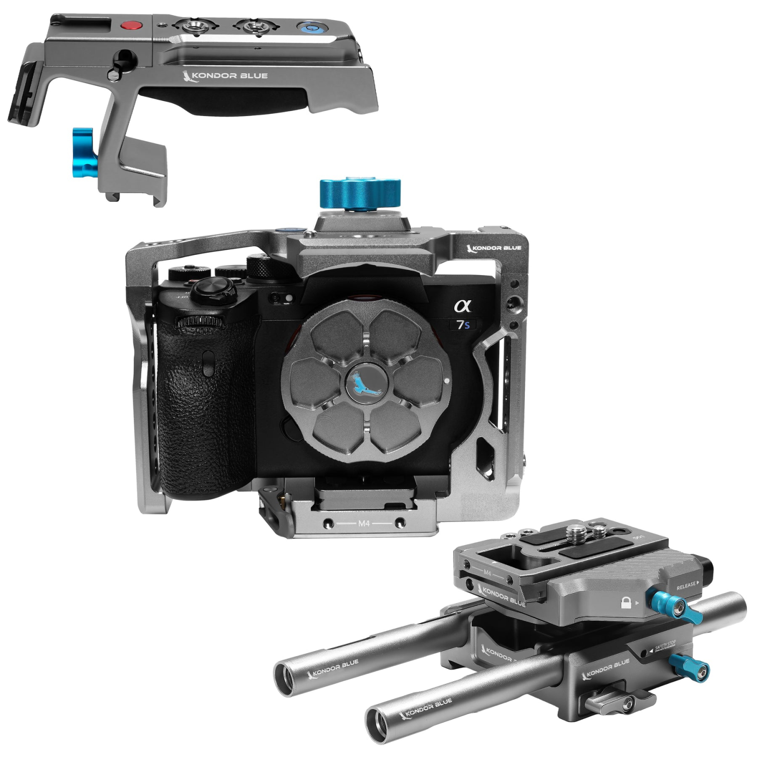 Kondor Blue Sony A1/A7 Series Base Rig MK II Grey