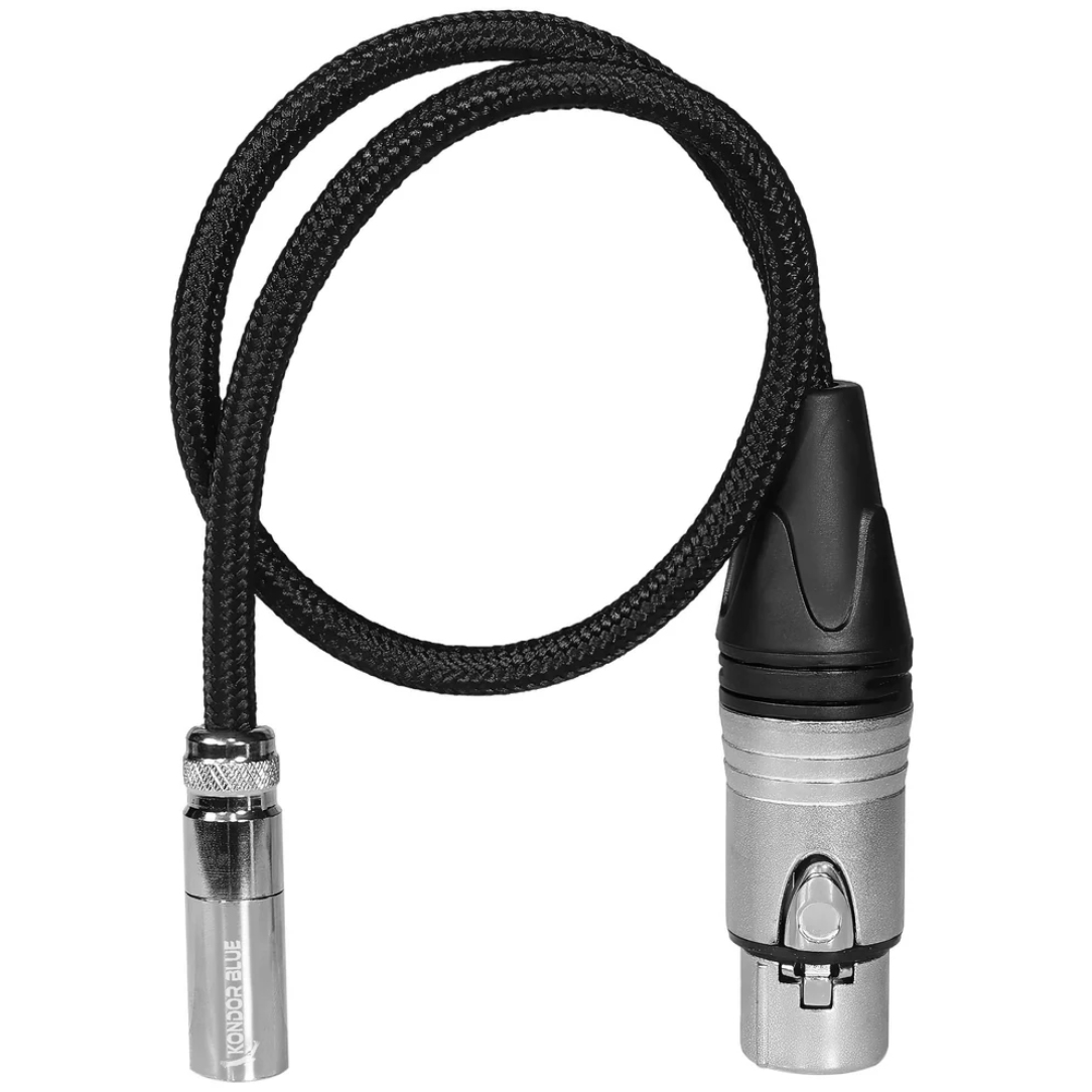Kondor Blue TA4M Audio Cables - Black