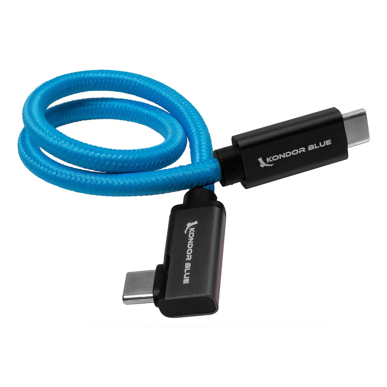 Kondor Blue USB C to USB C High Speed Cable for SSD Recording