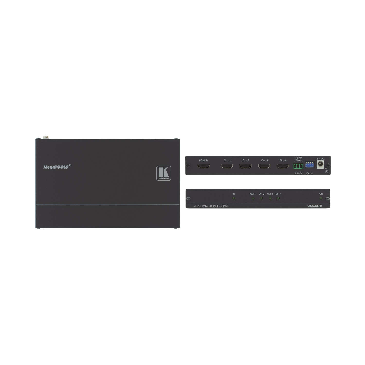 Kramer VM-4H2 Video Line Amplifiers - Black