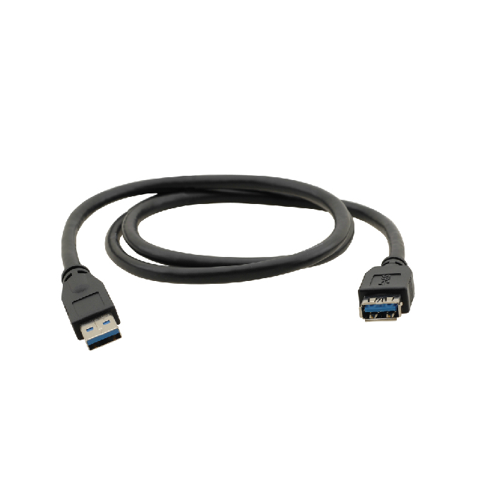 Kramer Electronics USB-A (M) to USB-A (F) 3.0, 3m USB cable USB 3.2 Gen 1 (3.1 Gen 1) USB A Black