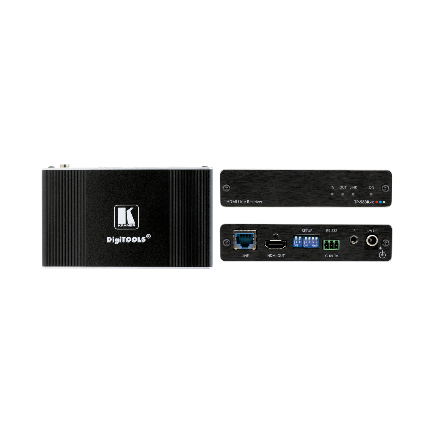 Kramer Electronics TP-583RXR AV Extenders - Black