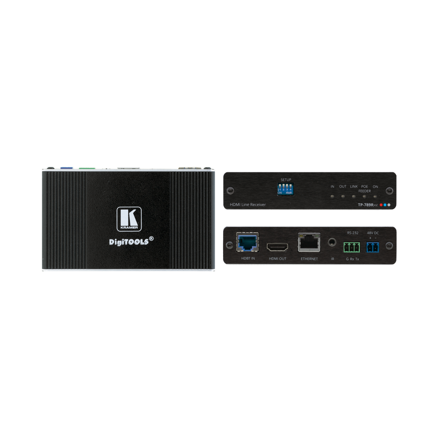 Kramer Electronics TP-789RXR AV Extenders - Black