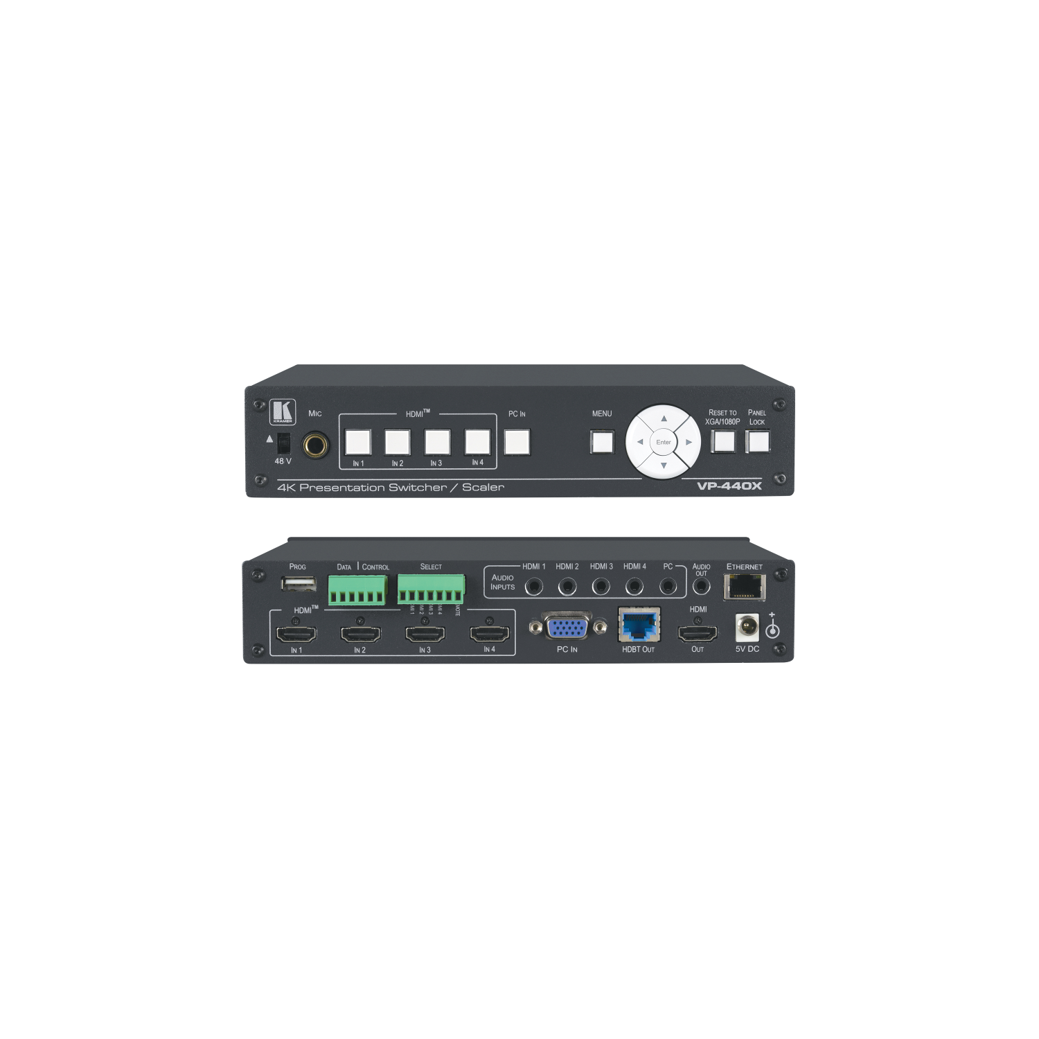 Kramer Electronics VP-440X Video Scalers - Black