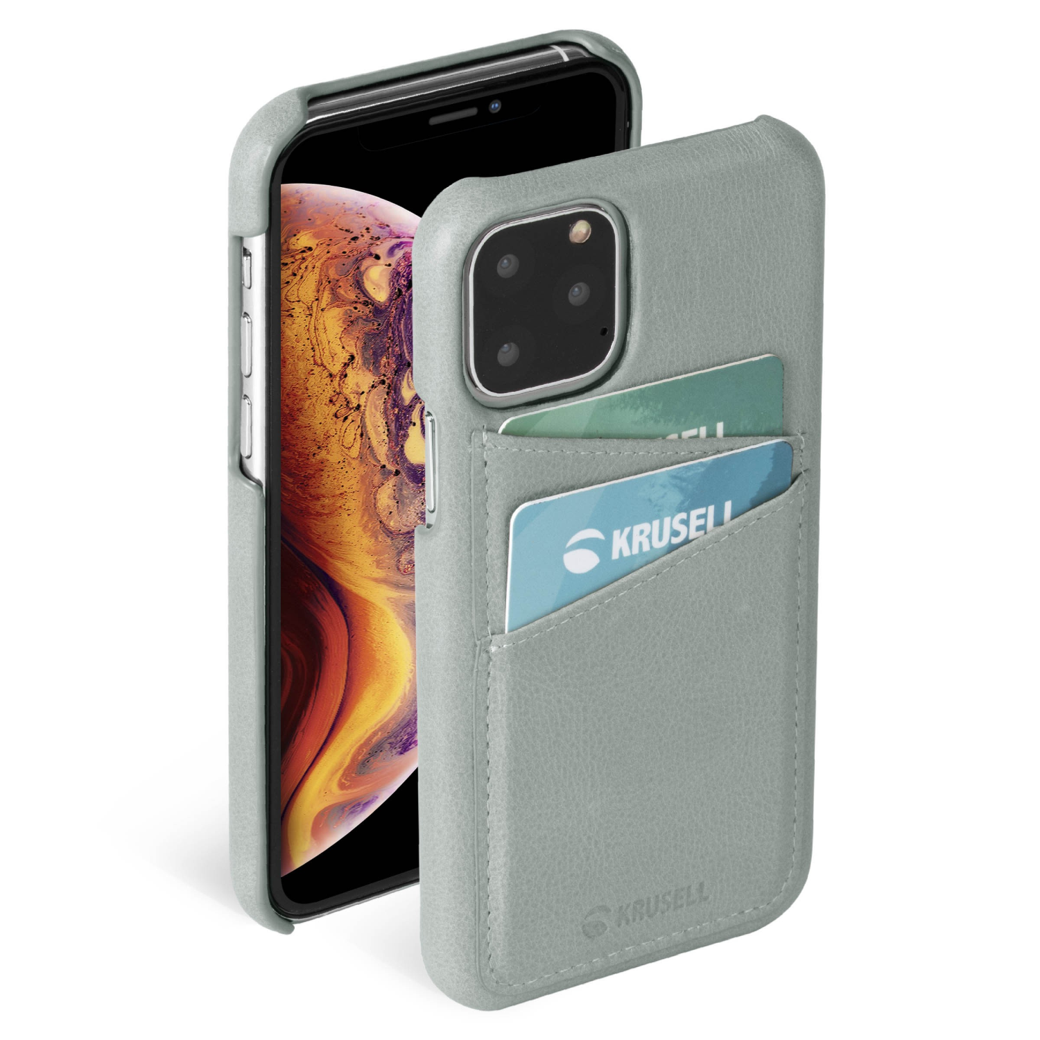 Krusell Sunne mobile phone case 14.7 cm (5.8") Cover Grey