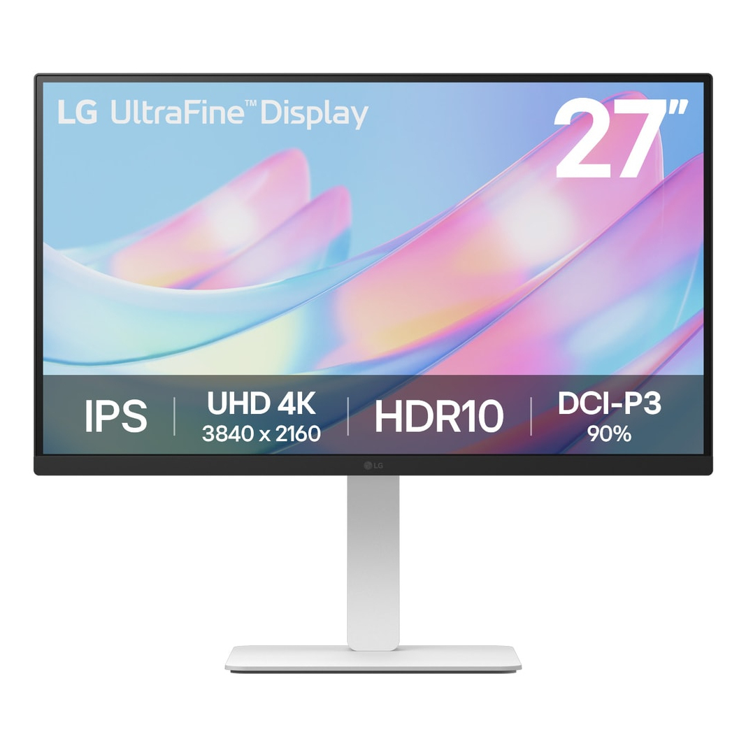 LG 27US550-W Computer Monitors - 27 Inches - White