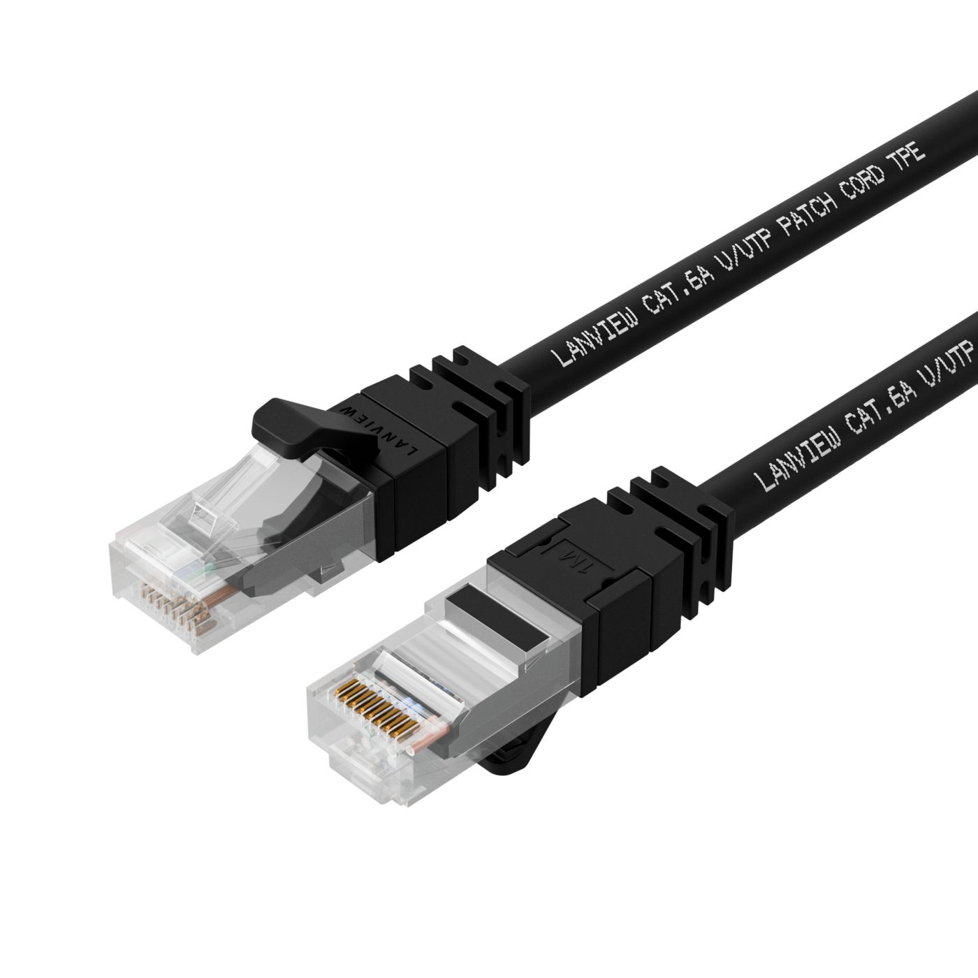 Lanview LV-UTP6A05B Networking Cables - Black