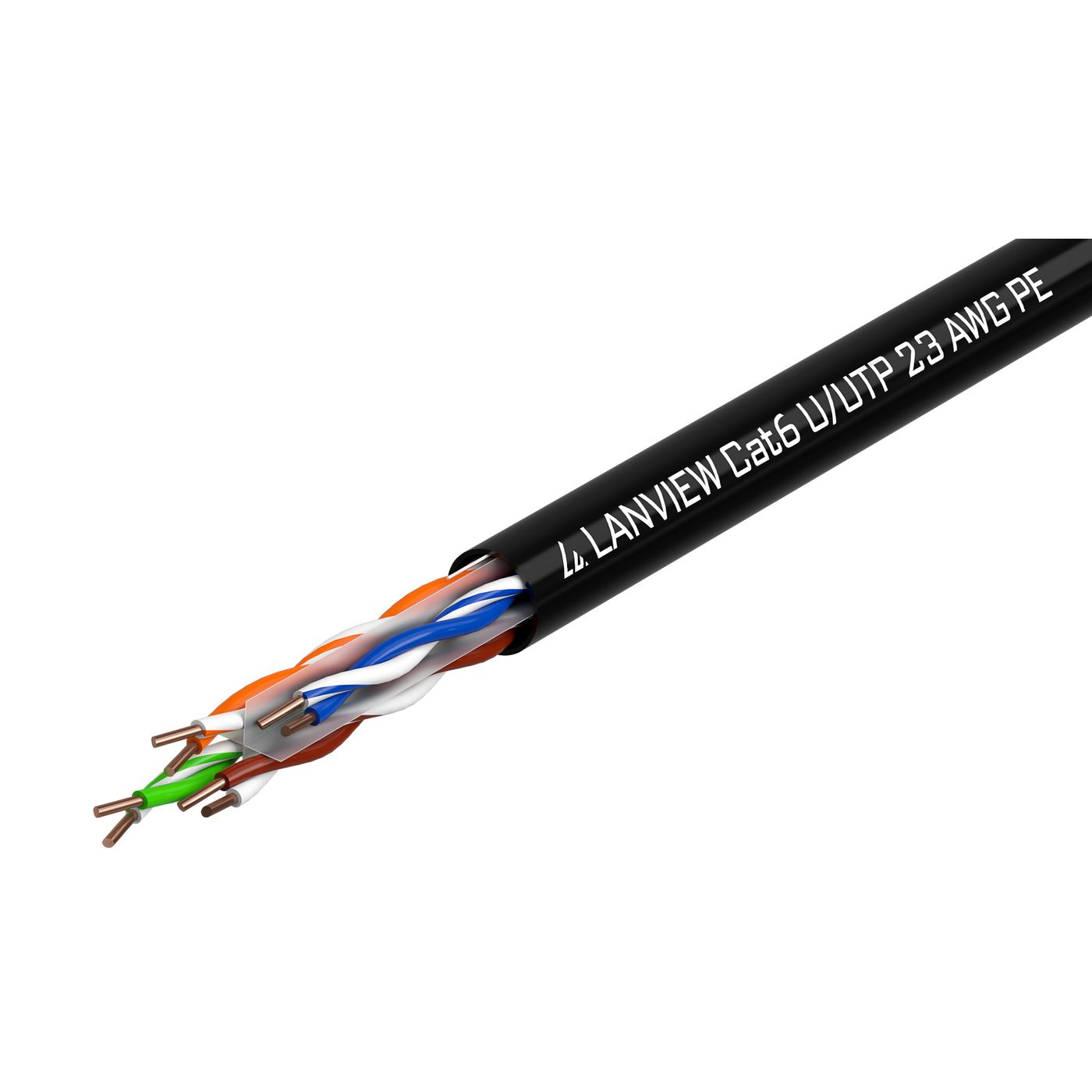 Lanview LVN122151 Networking Cables - Black