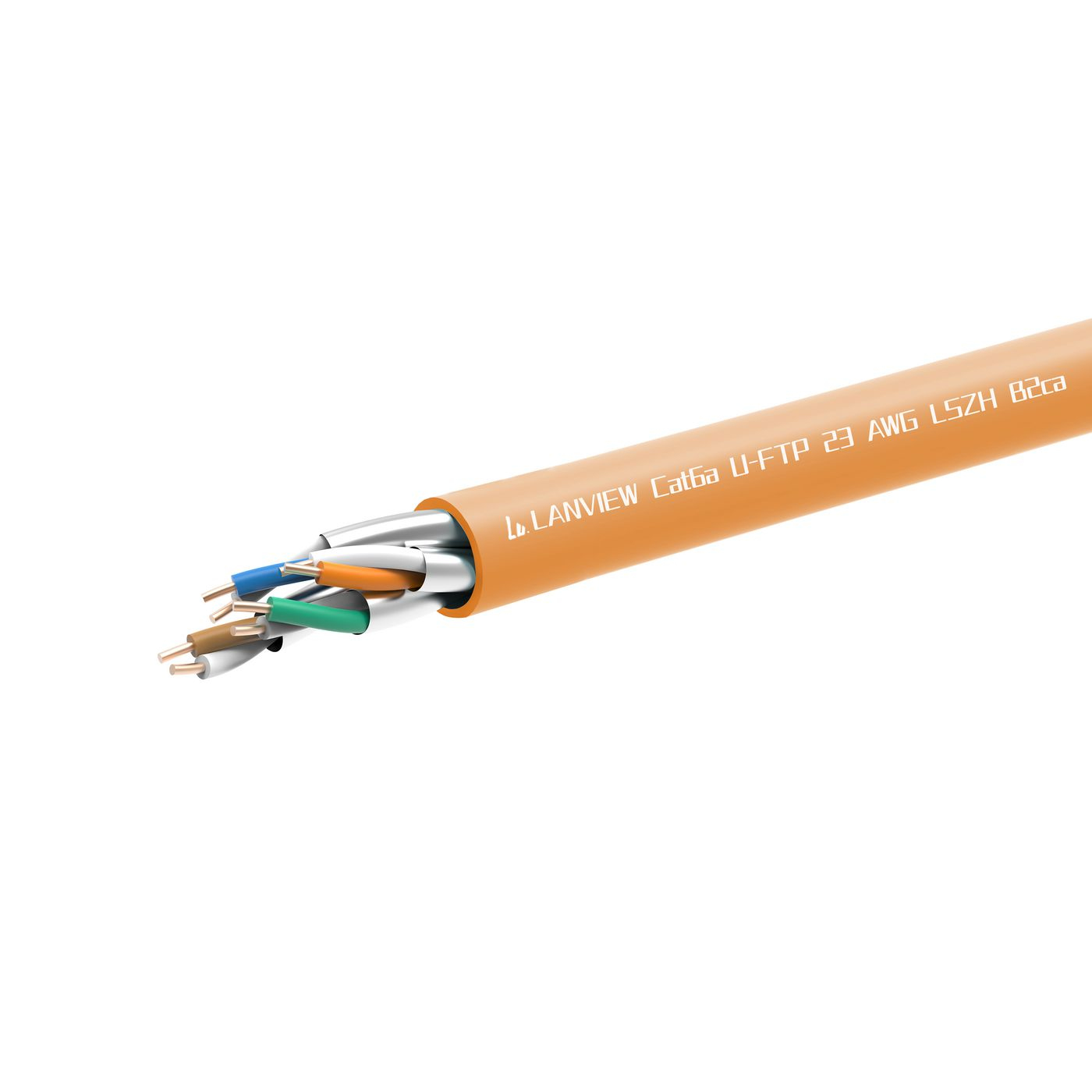 Lanview LVN122153 Networking Cables - Orange