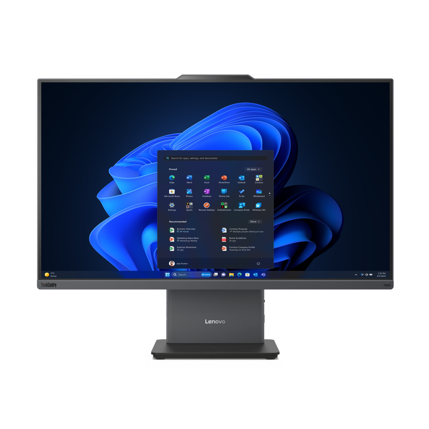 Lenovo c5-210H All-in-One PCs desktops and Workstations - 27 Inches - 16GB - Grey