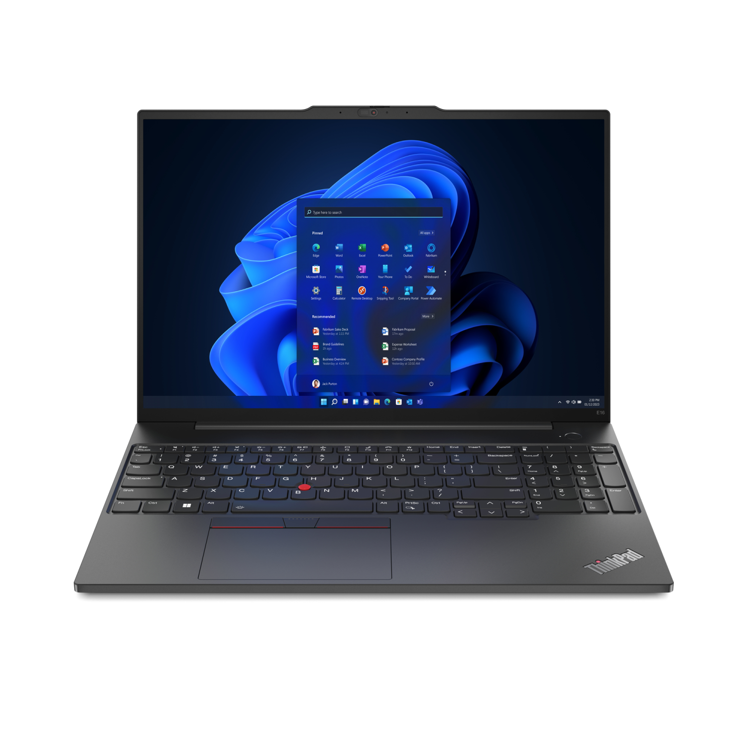 Lenovo 7530U Laptops - 16 Inches - 8GB - Black