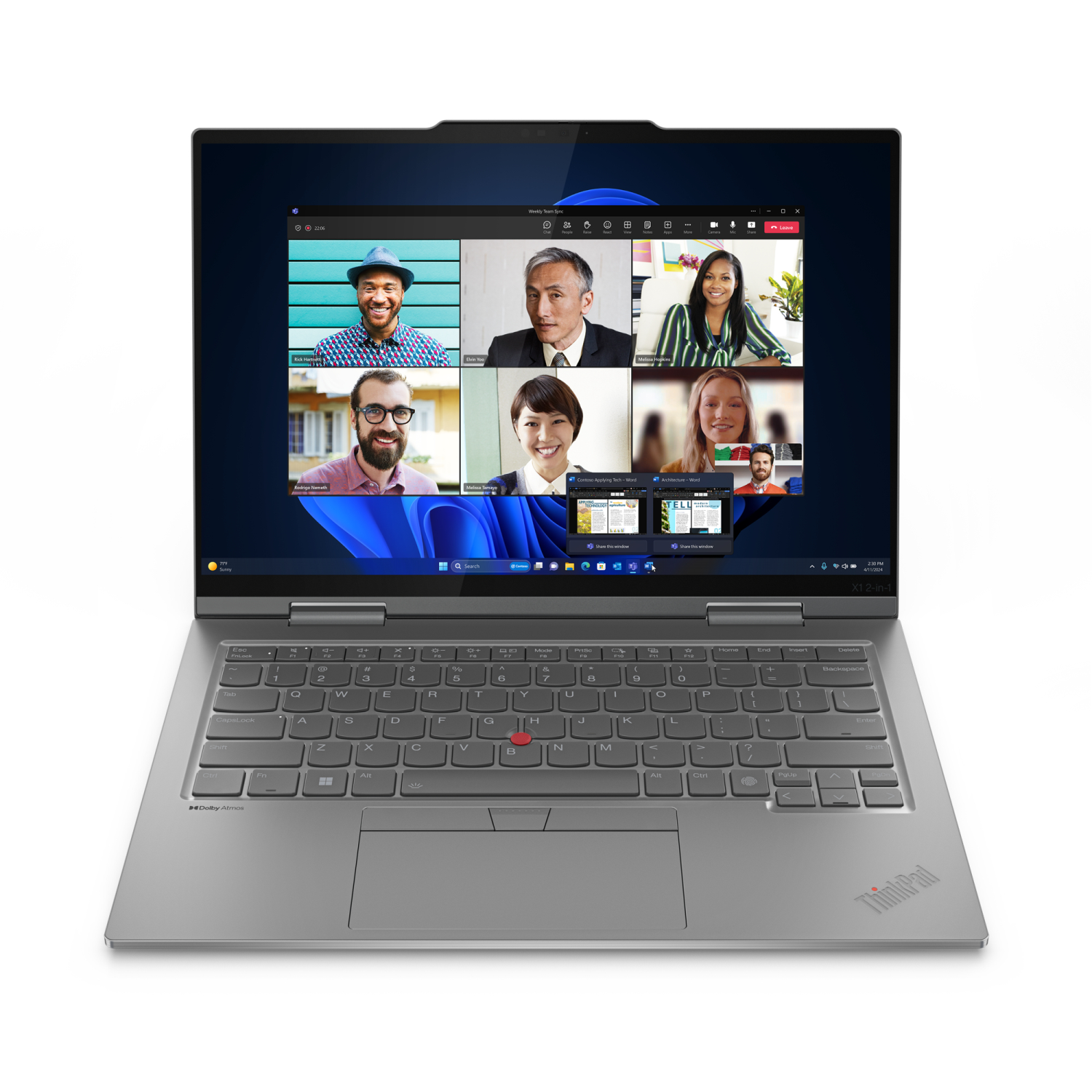 Lenovo Thinkpad X1 2in1 Core Ultra 5 135U 32GB 512GB 14" Touchscreen Windows 11 Pro 3Y Premier NBD, CCI and Co2 offset