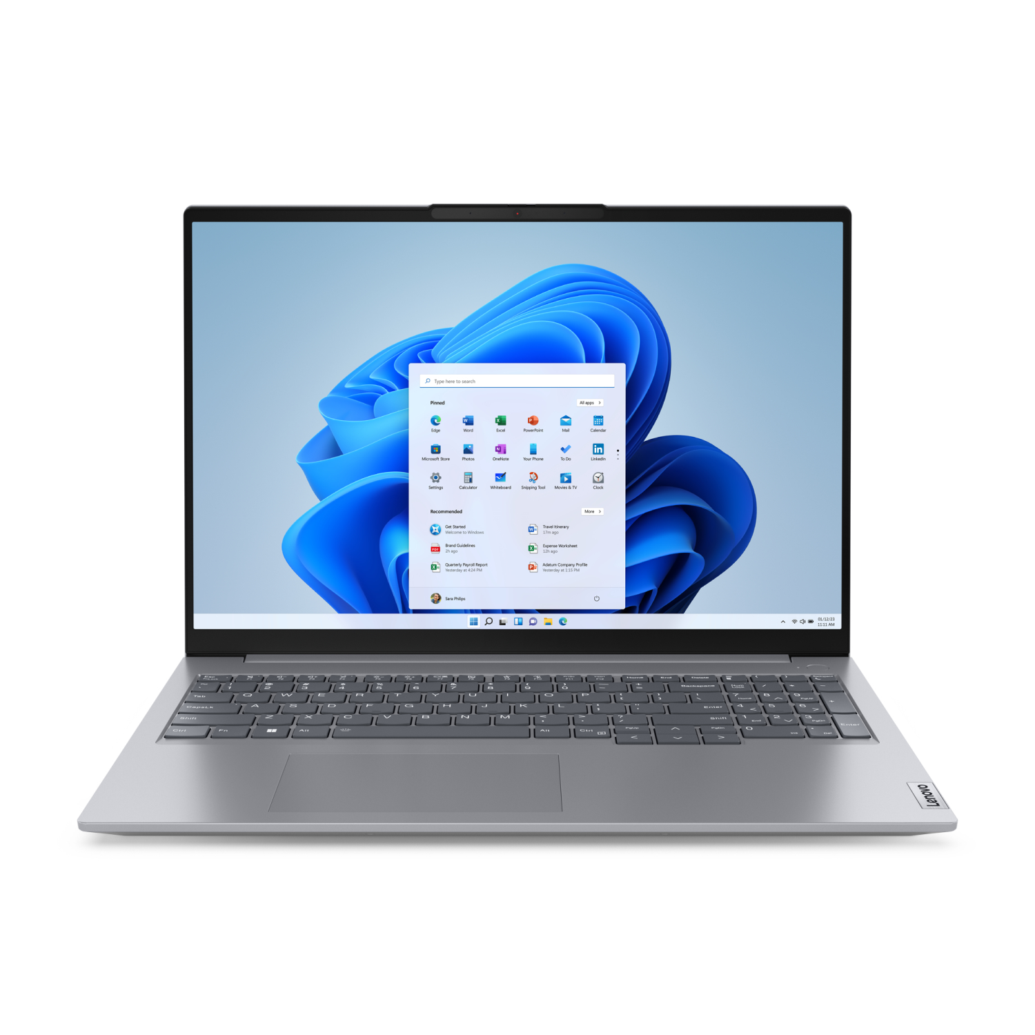 Lenovo i5-1335U Laptops - 16 Inches - 8GB - Grey