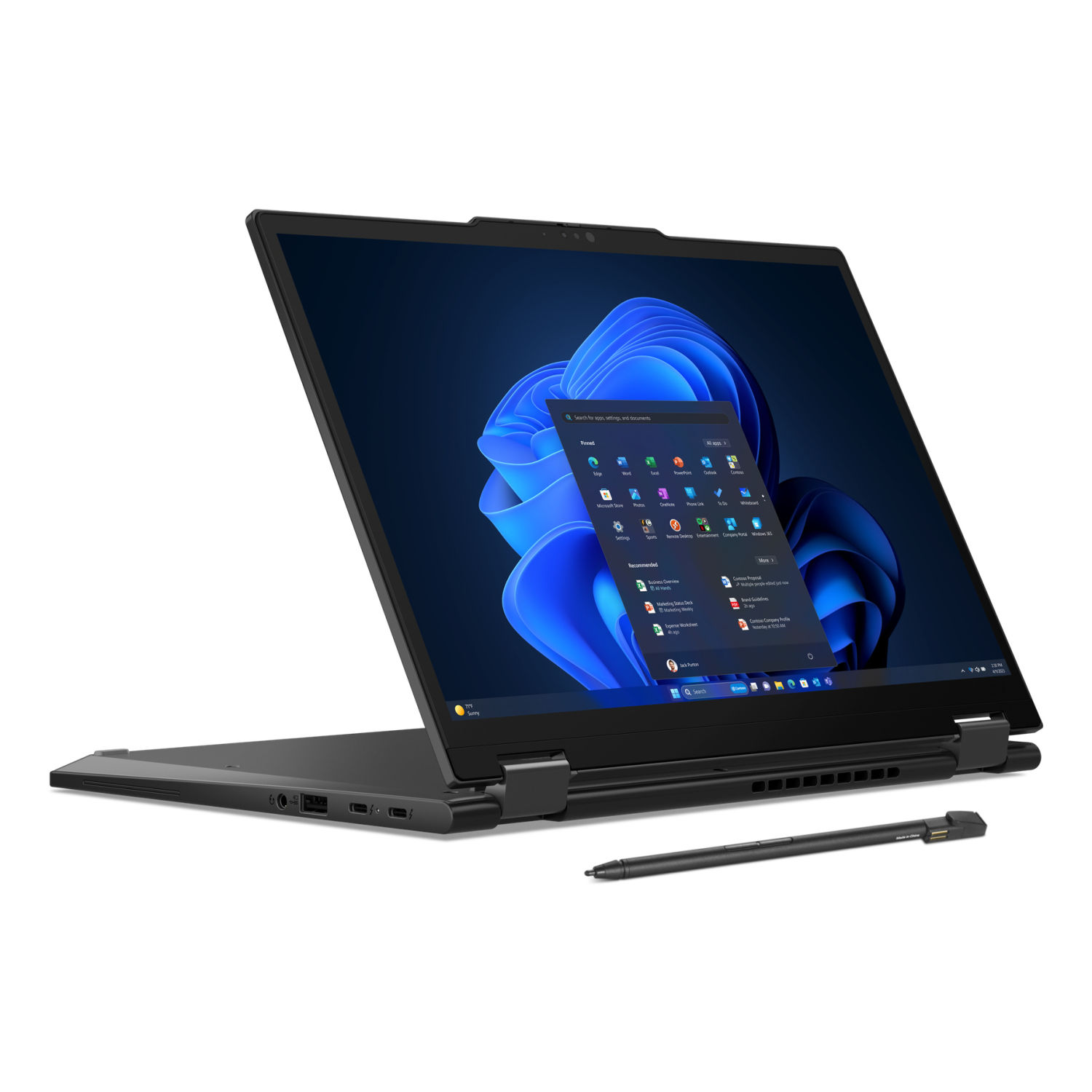 Lenovo 125U Laptops - 13.3 Inches - 16GB - Black