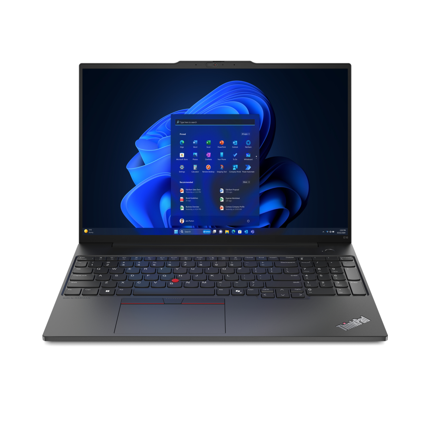 Lenovo 155H Laptops - 16 Inches - 16GB - Black