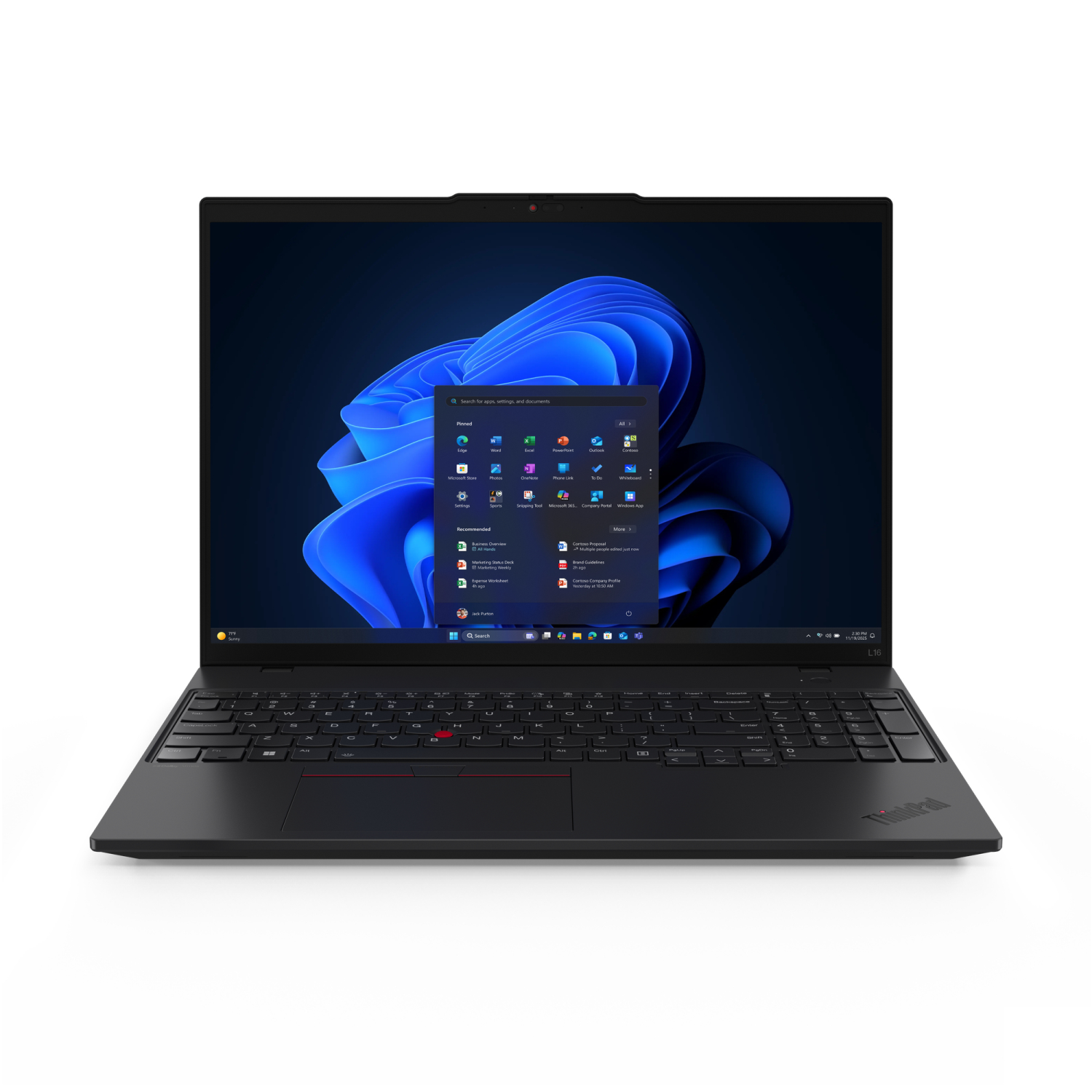 Lenovo 21SC Laptops - 16 Inches - 16GB - Black