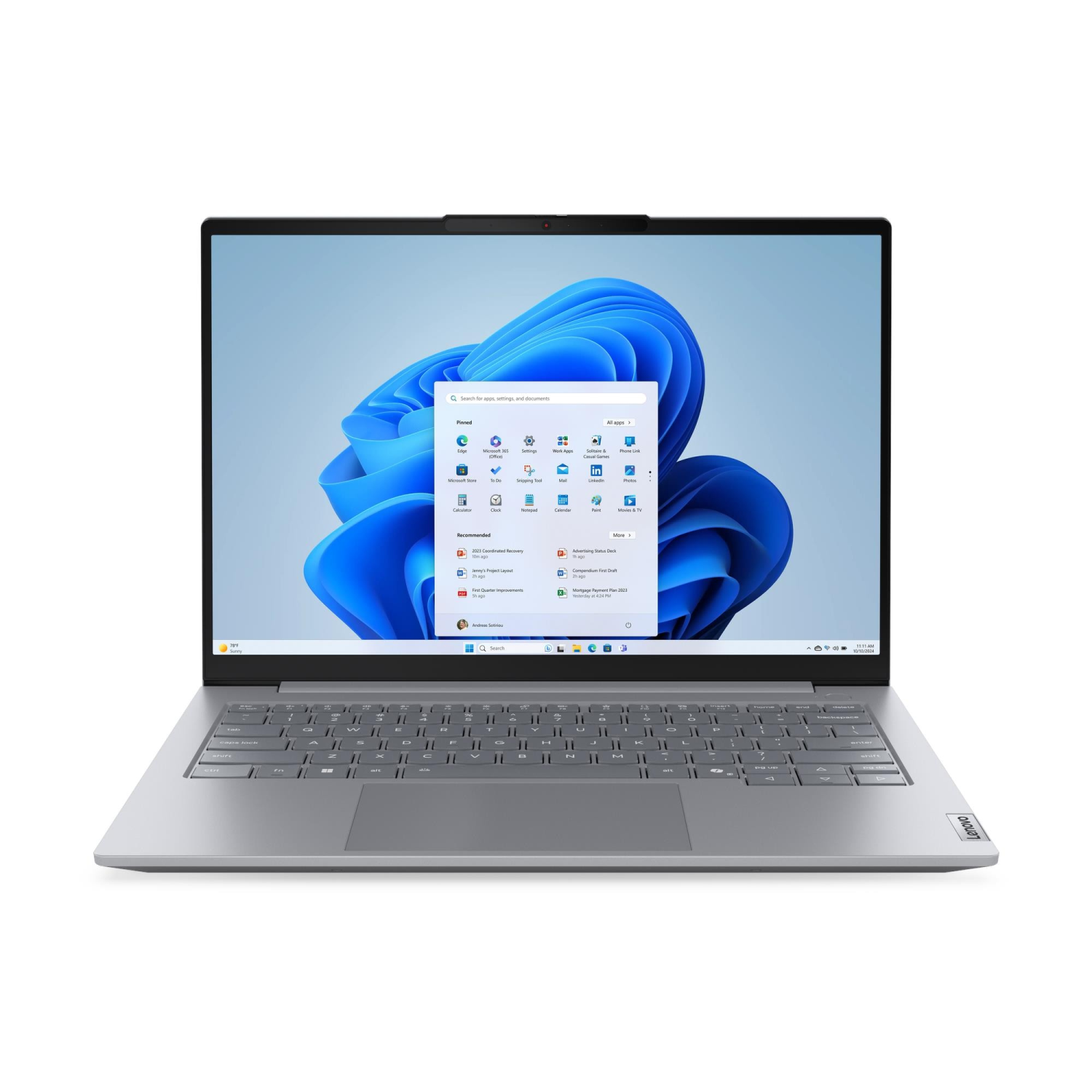 Lenovo i5-13420H Laptops - 14 Inches - 16GB - Grey