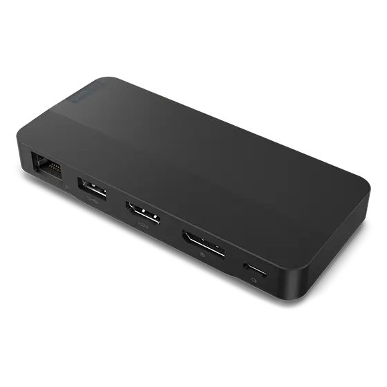 Lenovo USB-C Dual Display Travel Dock (w/ adapter)
