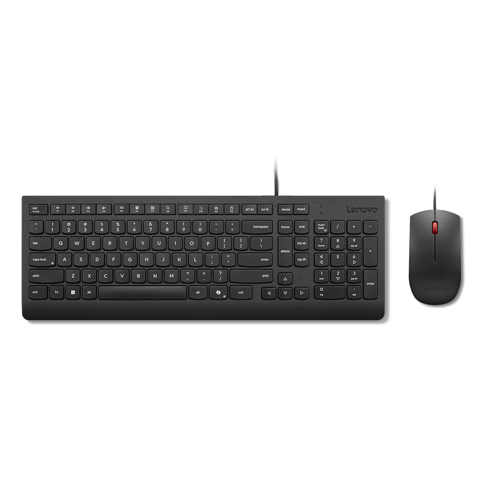 Lenovo Essential Wired Combo Keyboard and Mouse (UK English 166)