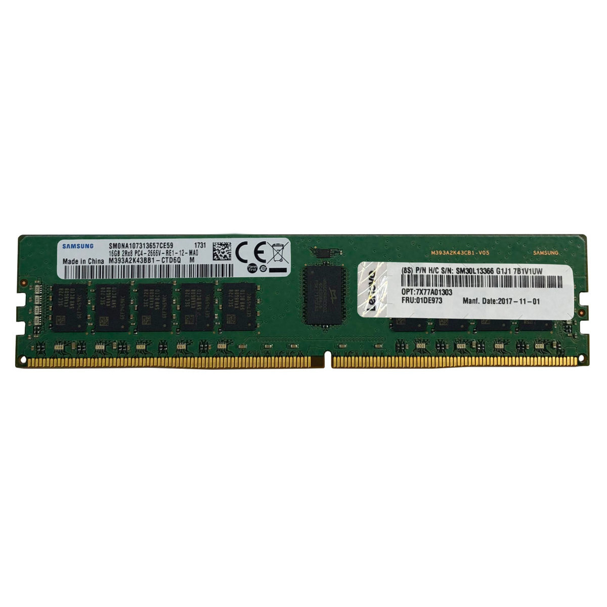 Lenovo 64GB (1*64GB) 2RX4 PC5-38400B-R DDR5-4800MHZ RDIMM