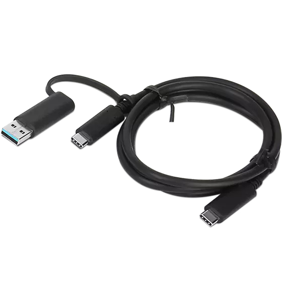 Lenovo 4X90U90618 USB Cables - Black