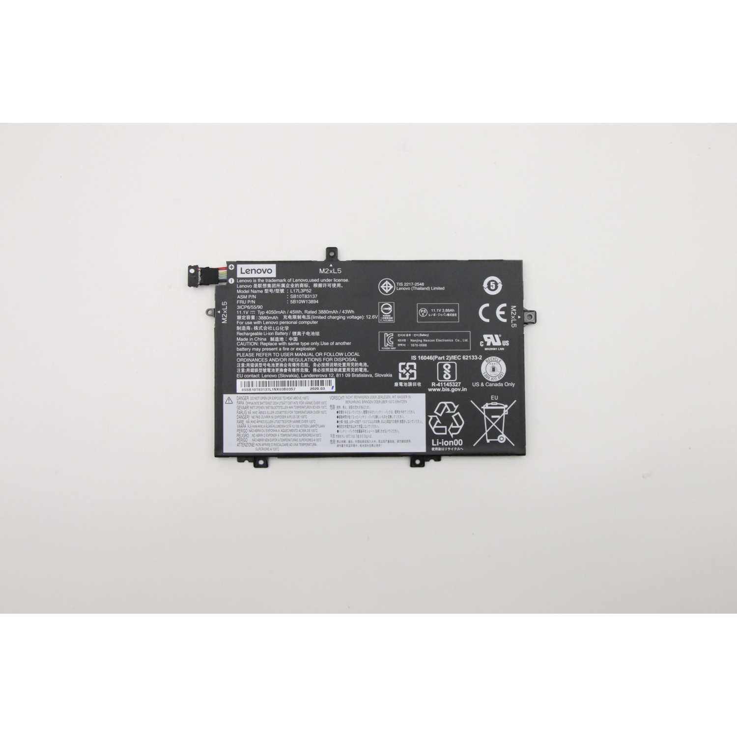 Lenovo Battery Internal 3C 45WH LI - Approx 1-3 working day lead.