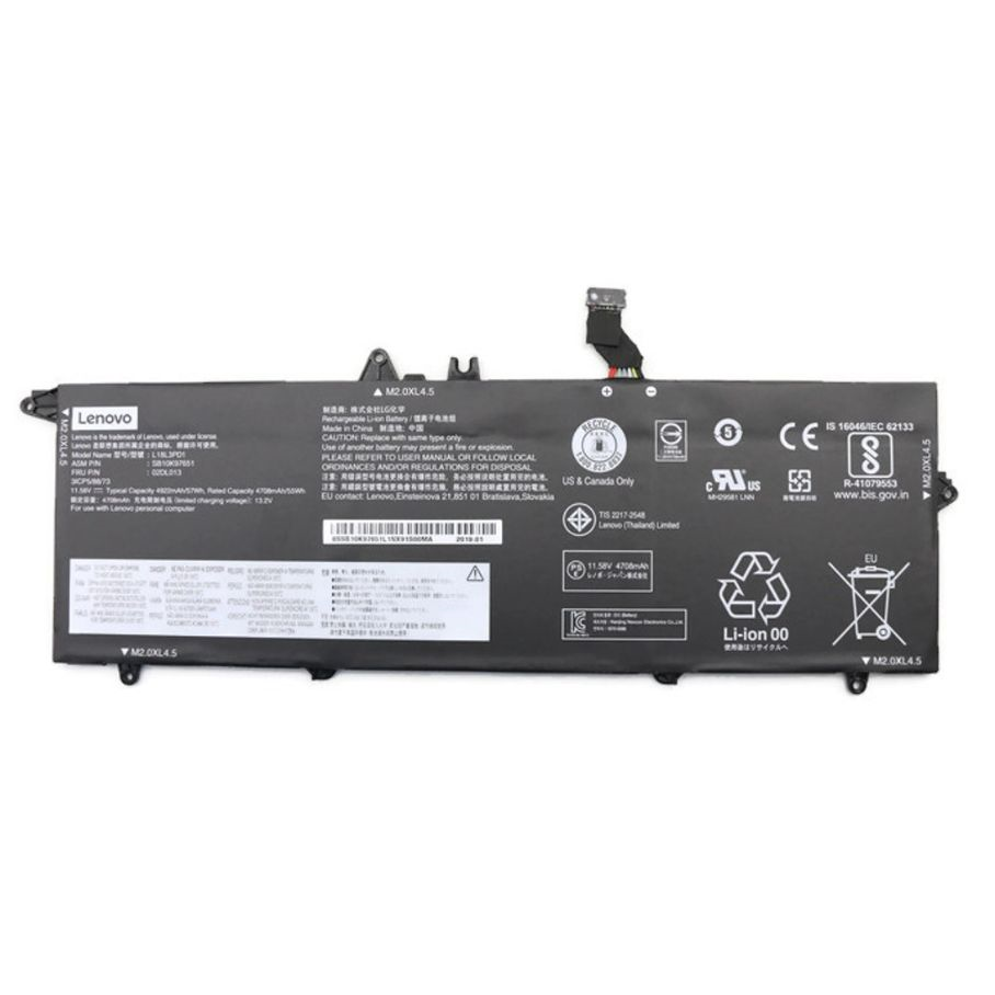Lenovo BATTERY Internal, 3c, 57Wh, LiIon, SMP - Approx 1-3 working day lead.