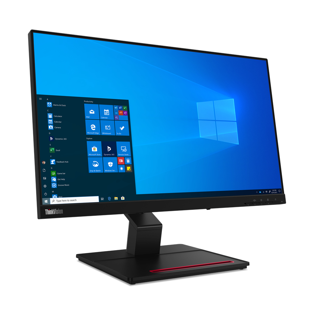 Lenovo T24t-20 Computer Monitors - 23.8 Inches - Black