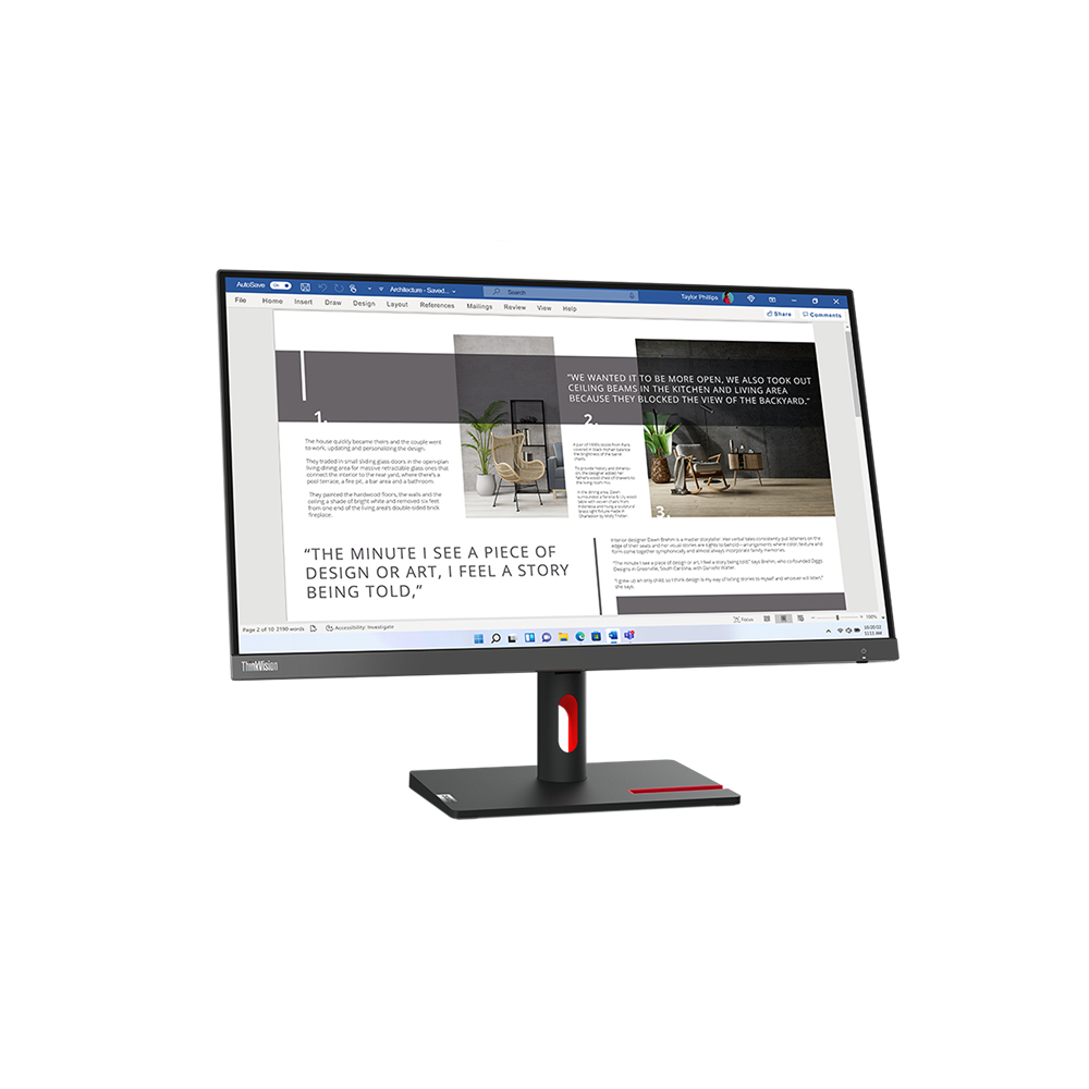 Lenovo S27i-30 Computer Monitors - 27 Inches - Grey