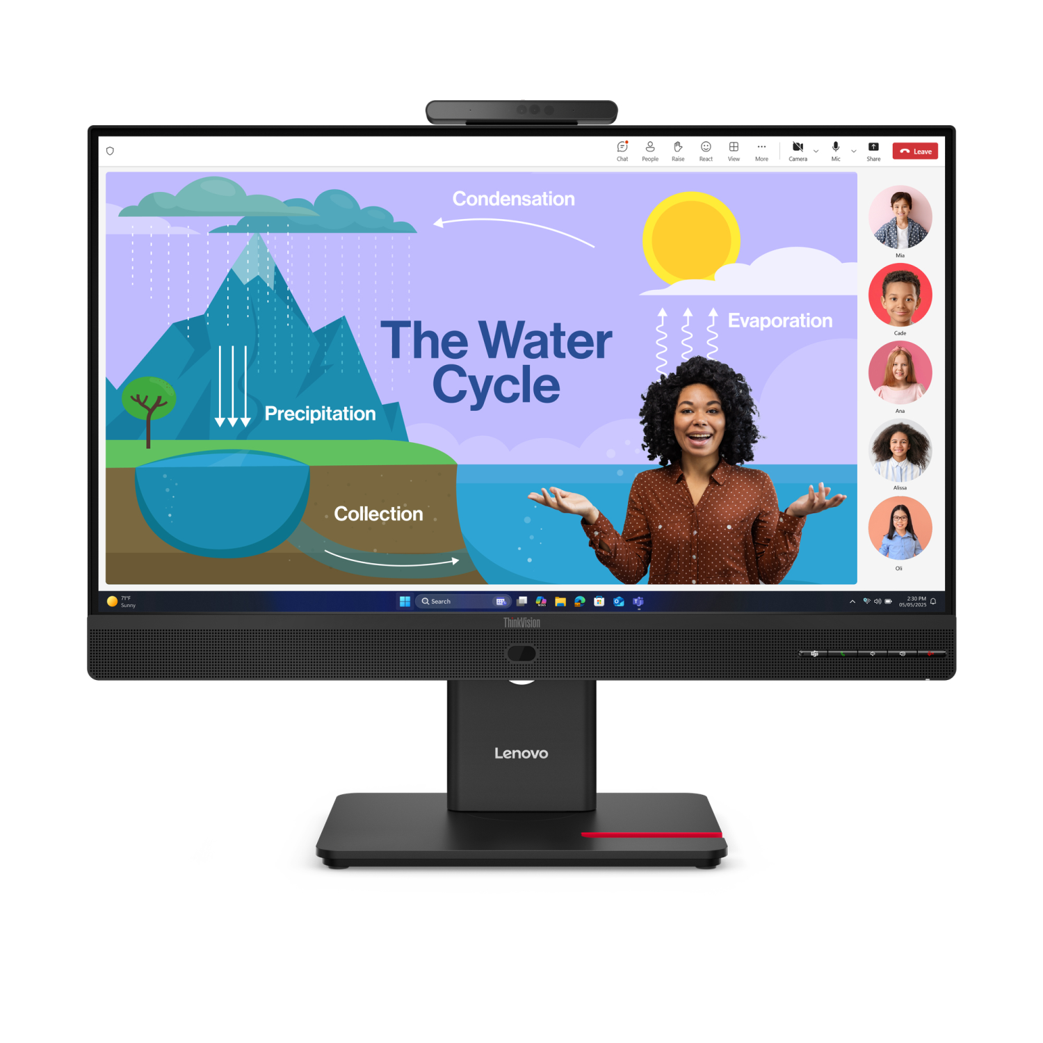 Lenovo T24D4V Computer Monitors - 23.8 Inches - Black