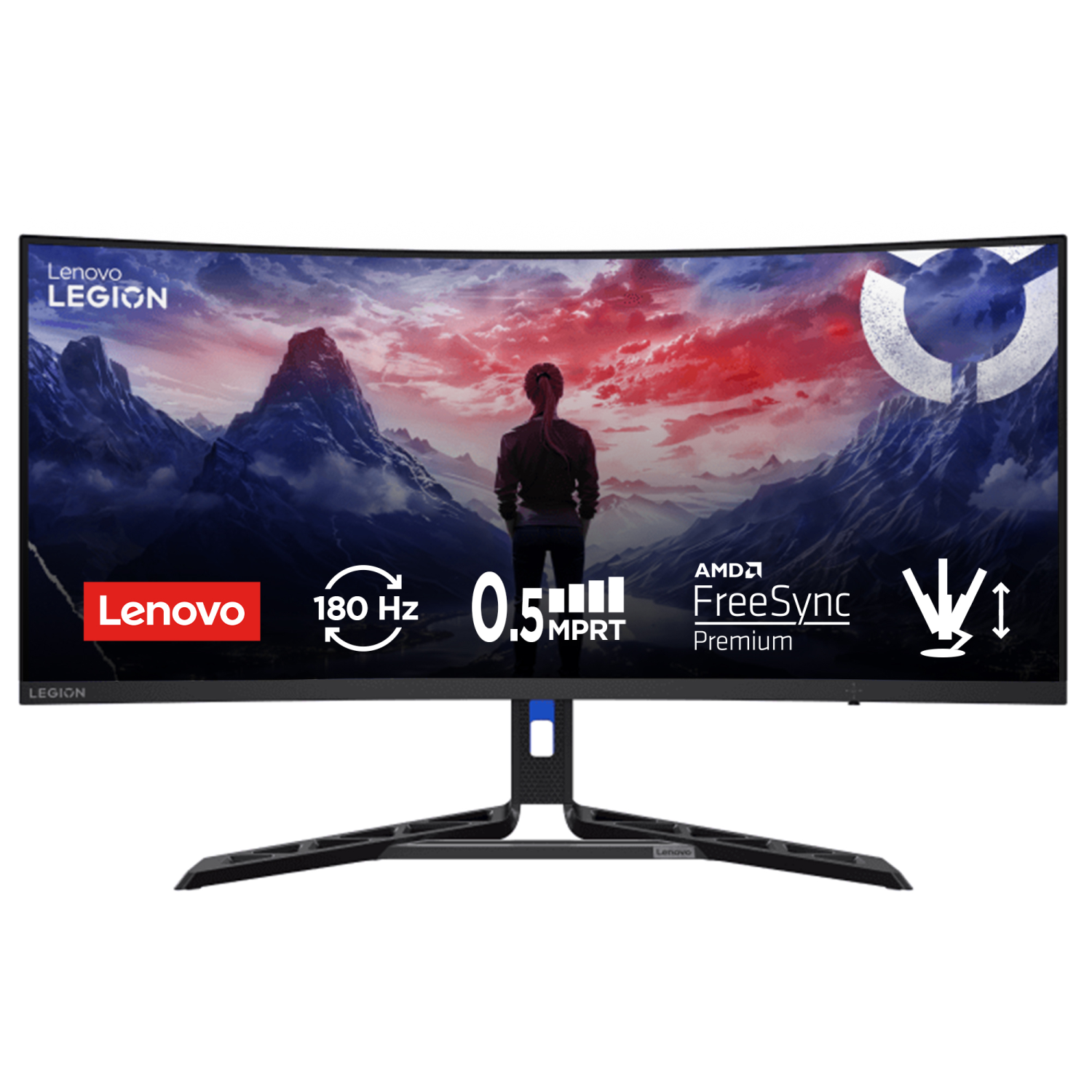 Lenovo R34w-30 Computer Monitors - 34 Inches - Black
