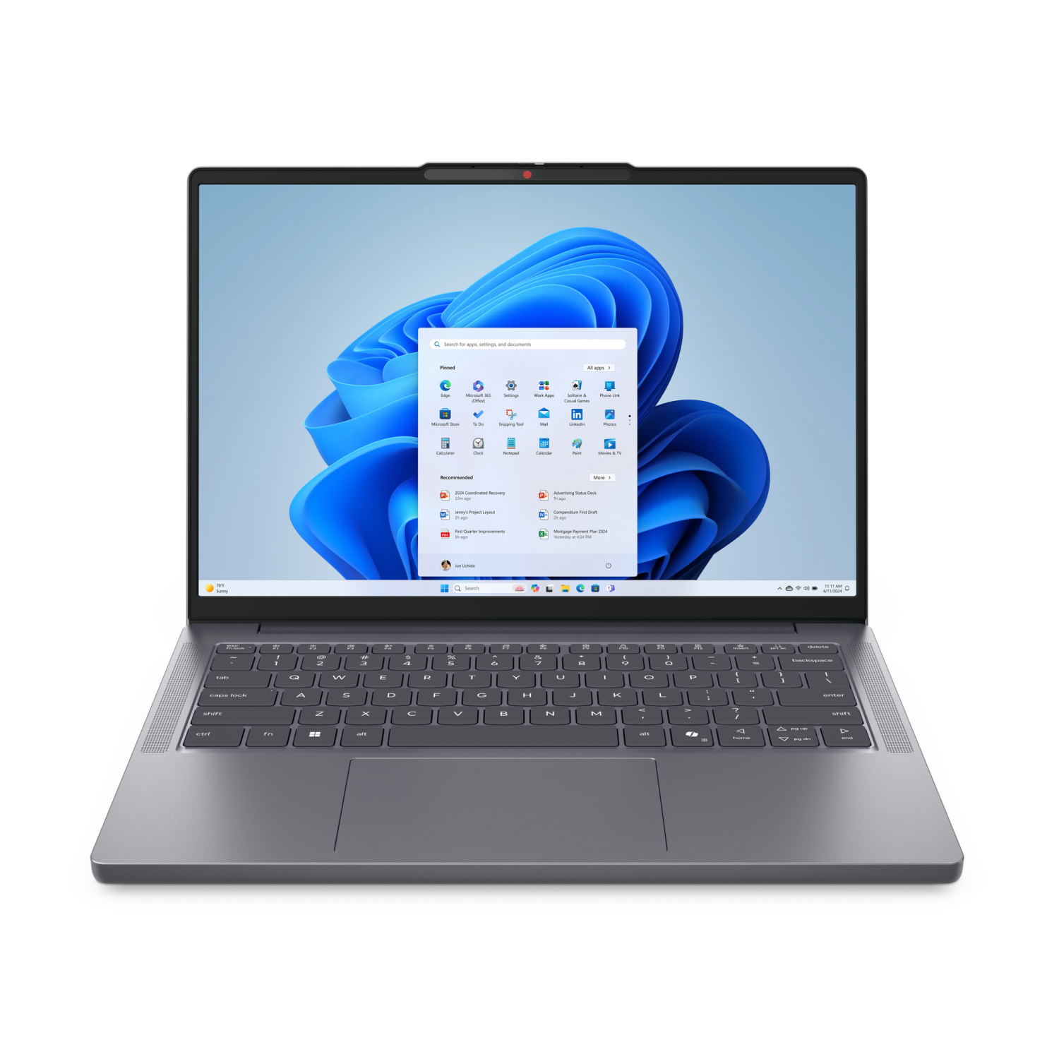 Lenovo IdeaPad Slim 3 14ARP10 AMD Ryzen™ 5 150 Laptop 35.6 cm (14") WUXGA 8 GB DDR5-SDRAM 256 GB SSD Wi-Fi 7 (802.11be) Windows 11 Home in S mode English Grey