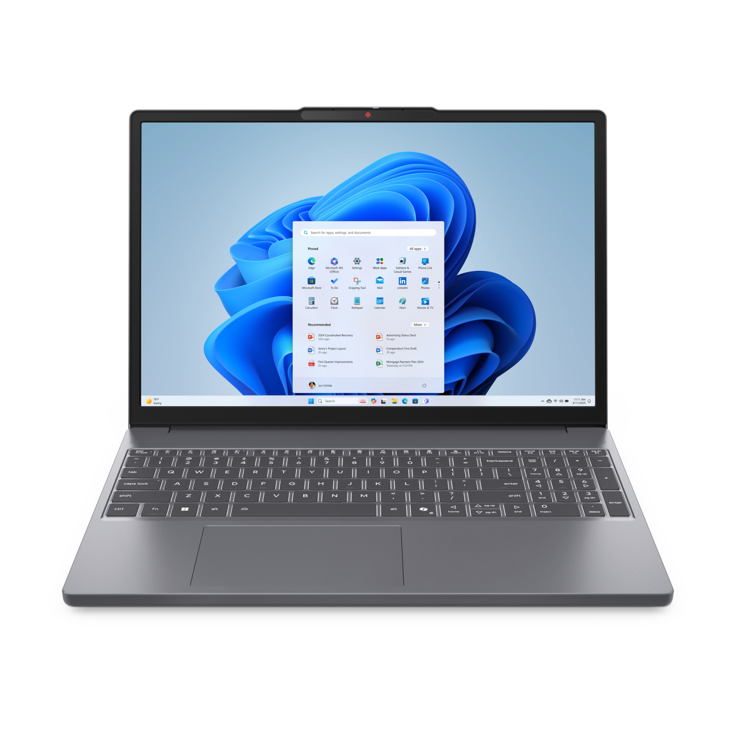 Lenovo IdeaPad Slim 3 15ARP10 AMD Ryzen™ 7 7735HS Laptop 38.9 cm (15.3") WUXGA 16 GB DDR5-SDRAM 512 GB SSD Wi-Fi 6 (802.11ax) Windows 11 Home English Grey