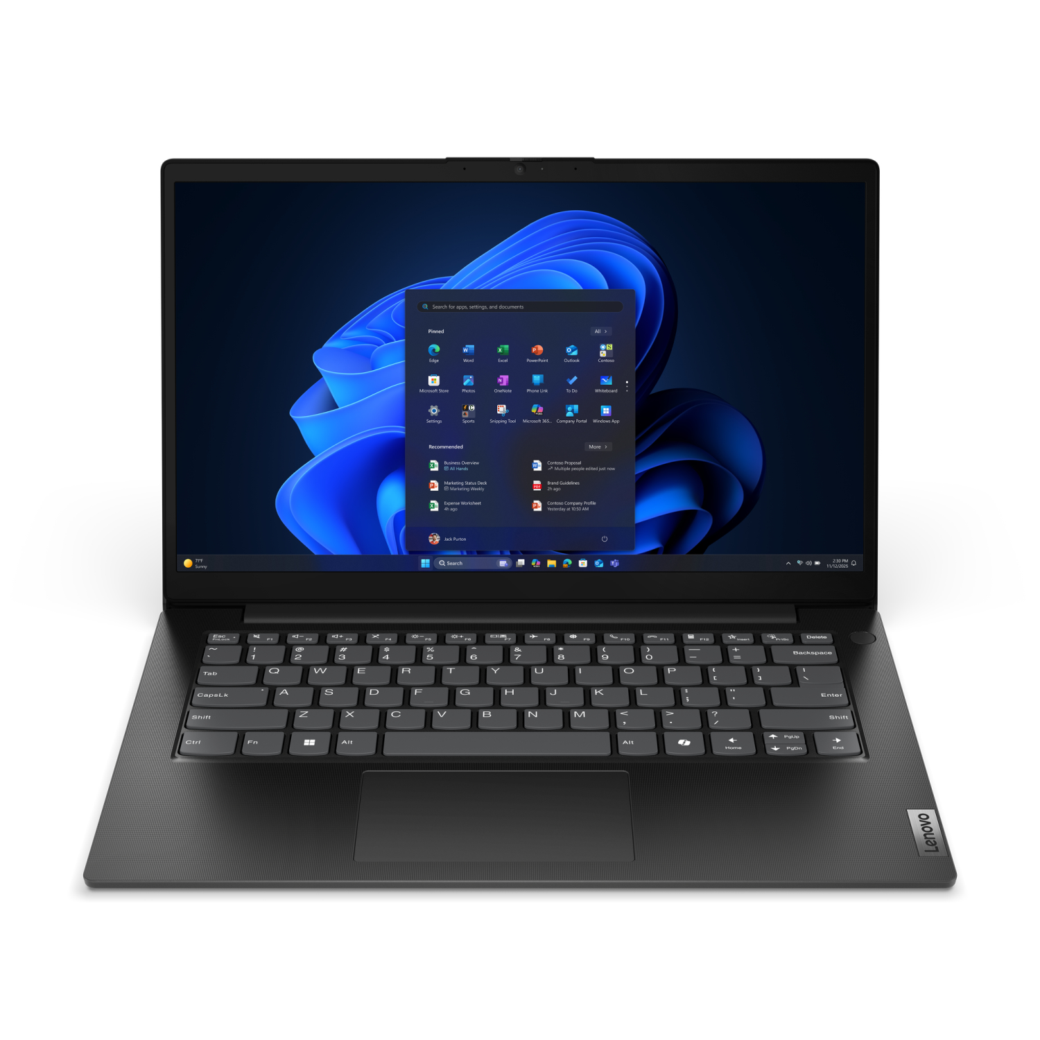 Lenovo 20GHz Laptops - 14 Inches - 16GB - Black