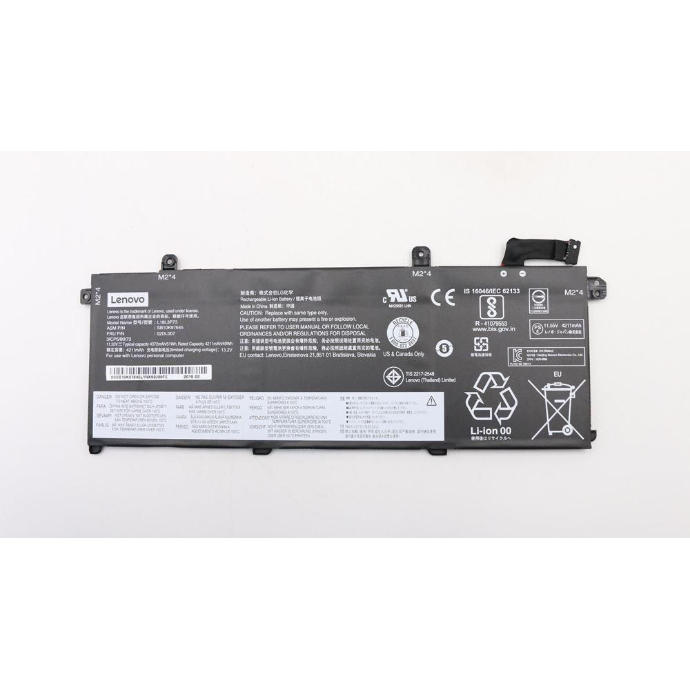Lenovo Internal,3c,50Wh,LiIon,LGC - Approx 1-3 working day lead.