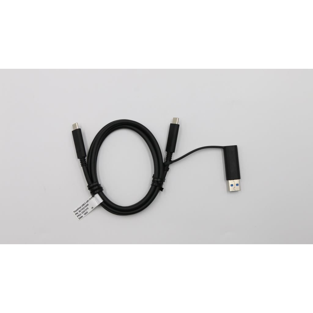 Lenovo USB-C Cable W/ Dongle TP - Approx 1-3 working day lead.