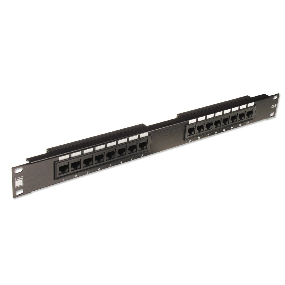 Lindy CAT5e Patch Panels - Black