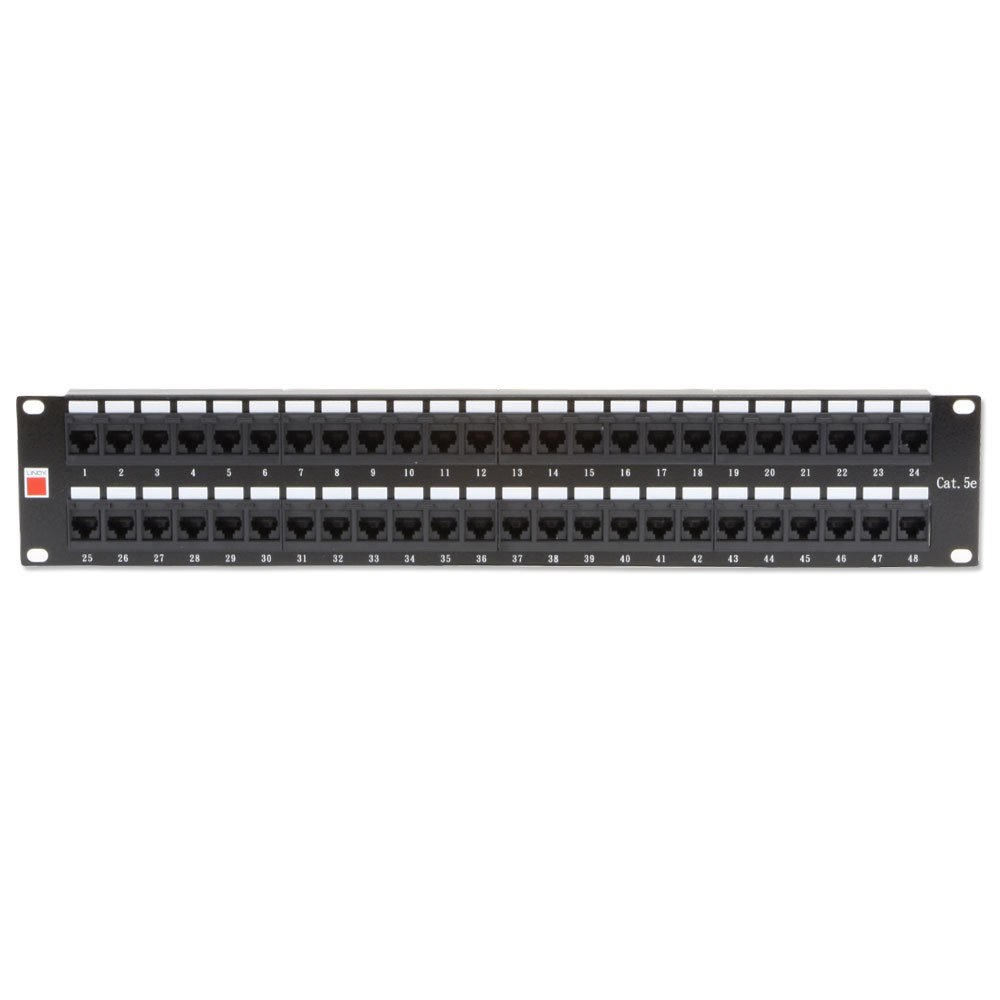Lindy CAT5e Patch Panels - Black