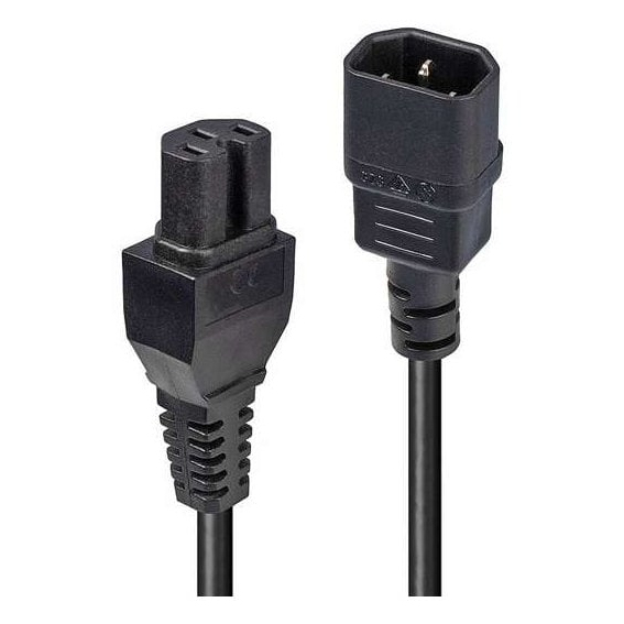 Lindy 5m IEC C14 to IEC C15 Mains Extension
