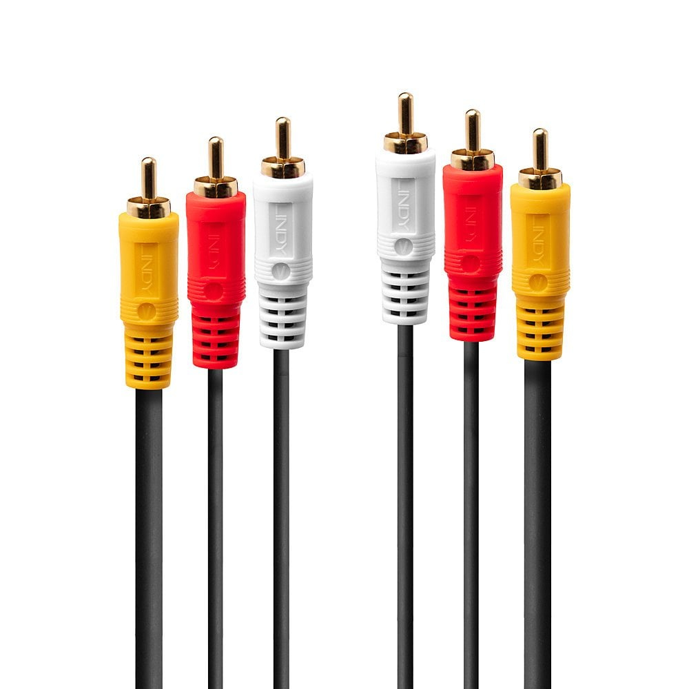 Lindy 3xPhono Audio Cables - Multi