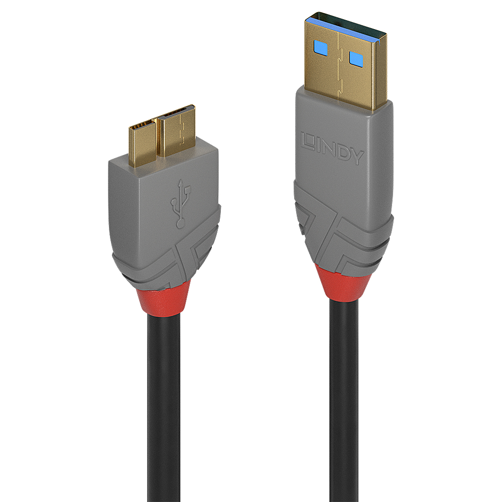 Lindy 5Gbps USB Cables - Black