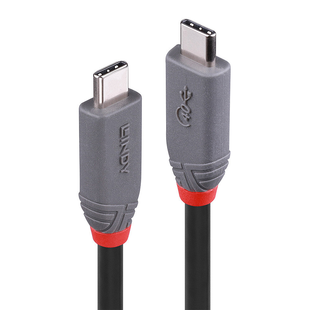 Lindy 40Gbps USB Cables - Black