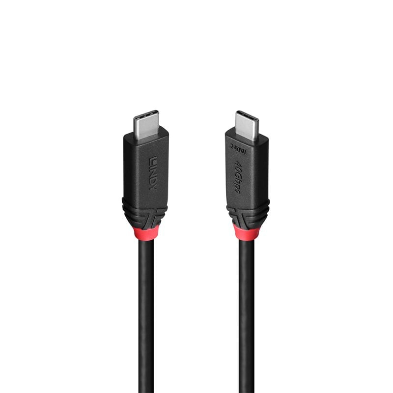 Lindy USB4 USB Cables - Black