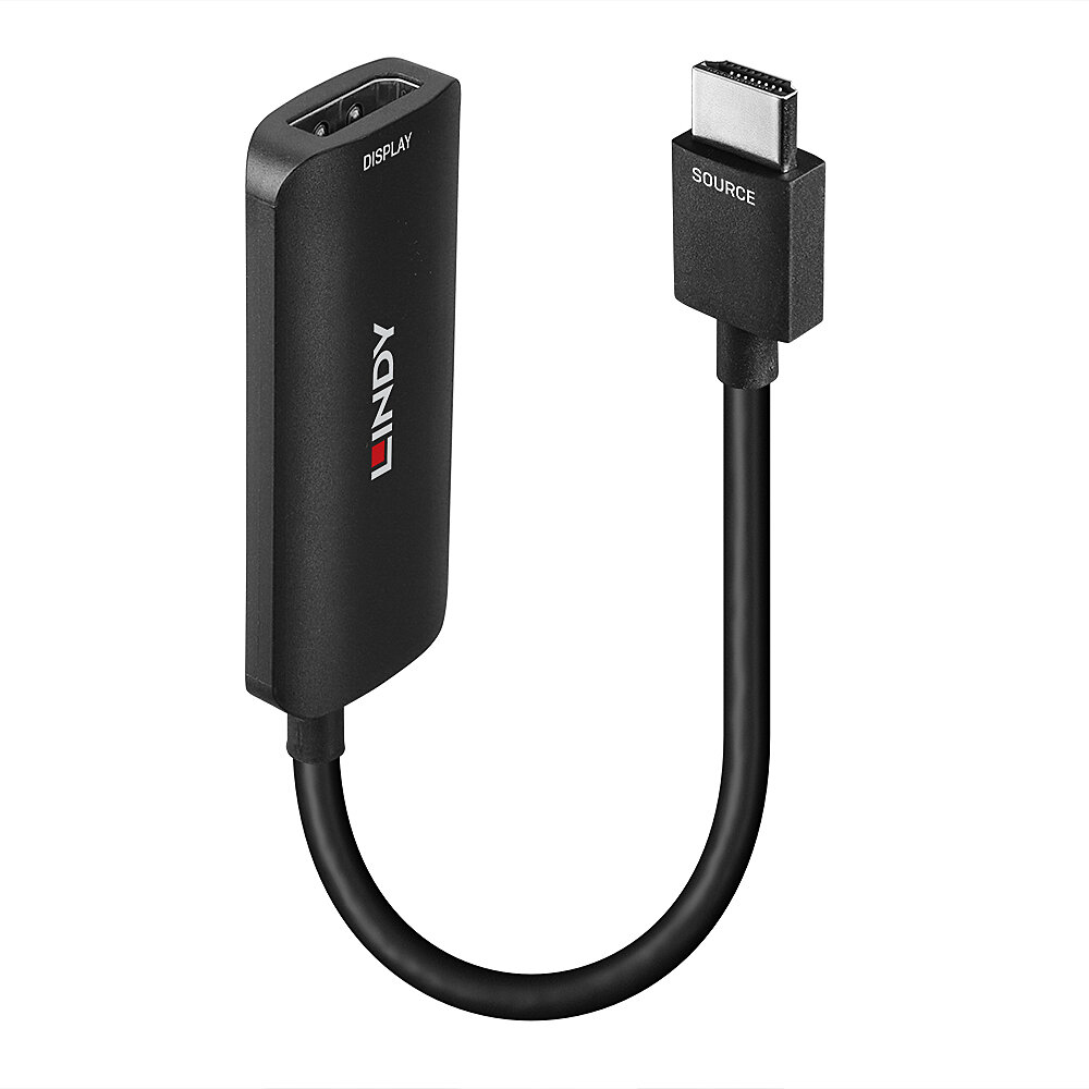 Lindy 4K60 Video Cable Adapters - Black