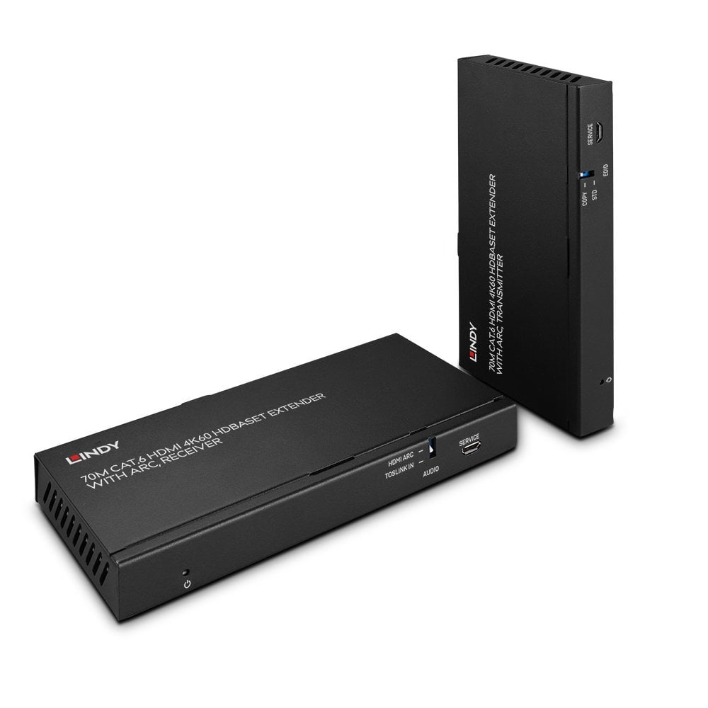Lindy 4K60 AV Extenders - Black
