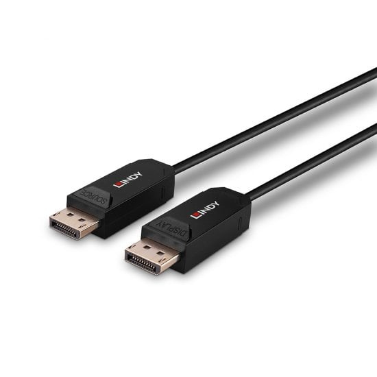Lindy UHBR10 DisplayPort Cables - Black